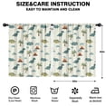 thumbnail image 2 of Blackout Kids Curtains,Light Green Dinosaurs Volcanoes Pattern Childrens Insulated Curtains Set Of 2,Bedroom Essentials,Toddler Room Decor 52"x63", 2 of 5