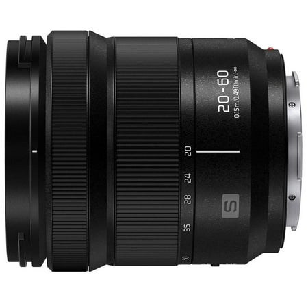 Panasonic - LUMIX S 20-60mm F3.5-5.6 Interchangeable Lens L-Mount Compatible for LUMIX S Series Cameras - Black