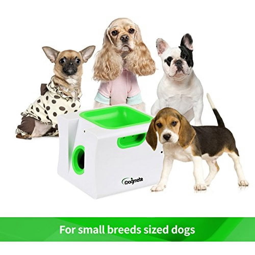 iDogmate Automatic Dog Tennis Ball Launcher Machine for Puppies and Small Dogs