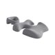 thumbnail image 4 of Almohada facial, almohada para el pecho, espuma viscoelástica, transpirable, multiusos, para masajes en salones de belleza, almohada de apoyo para el Gris claro, 4 of 8
