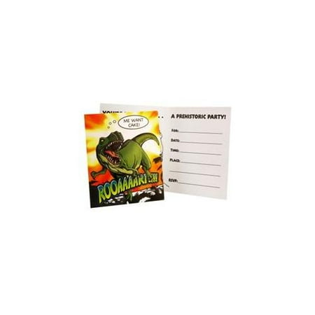 Party Destination 172407 Dinosaurs Invitations