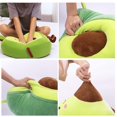 thumbnail image 3 of BOBO Large Avocado Fruit Soft Plush Toy Furry Stuffed Toy Avocado Plush Doll Cute Toy Avocado Stuffed Pillow Kawaii Food Shaped Fruit Series Hugging Pillow for Kids, 3 of 7