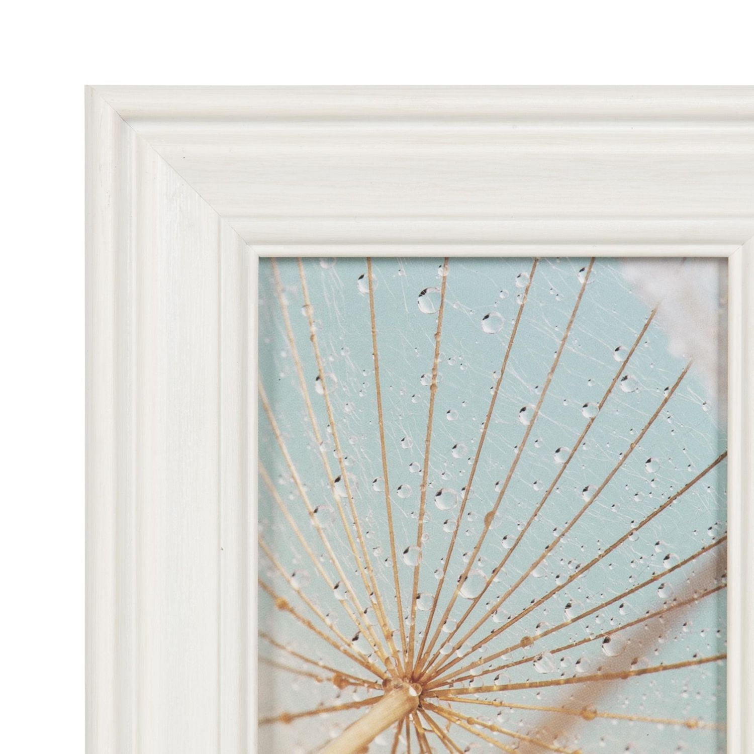 hometrends Brimstead White Tabletop Picture Frame, 4" x 6"