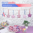 thumbnail image 3 of Baluue 30Pcs Memorial Day Hanging Star Ornaments Multi Color Patriotic Tree Decorations, 3 of 10