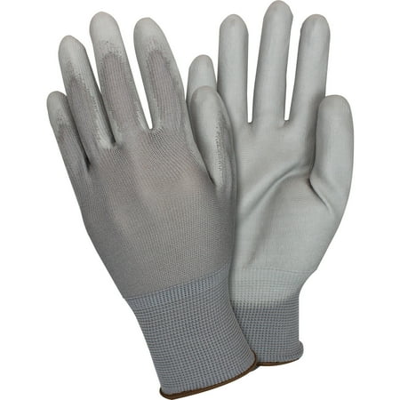 

Safety Zone Poly Coated Knit Gloves - Polyurethane Coating - X-Large Size - Nylon - Gray - Flexible Comfortable Breathable Lightweight Knitted - For Industrial Maintenance Tr | Bundle of 5