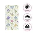 thumbnail image 3 of Spring Garden variety flowers in rainbow, Bath Towel Absorbent Soft Decoration Hand Tower Multiuses for Bathroom Hotel Gym Spa Beach 30 x 15 inch, 3 of 6