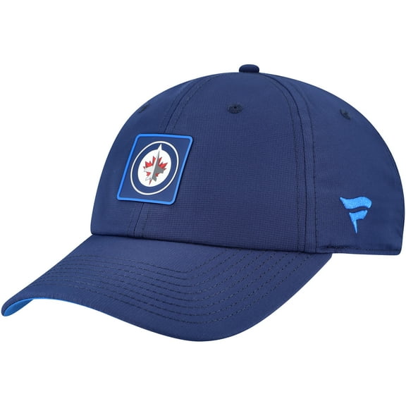 Men's-Fanatics Navy Winnipeg Jets Authentic Pro Rink Adjustable Hat