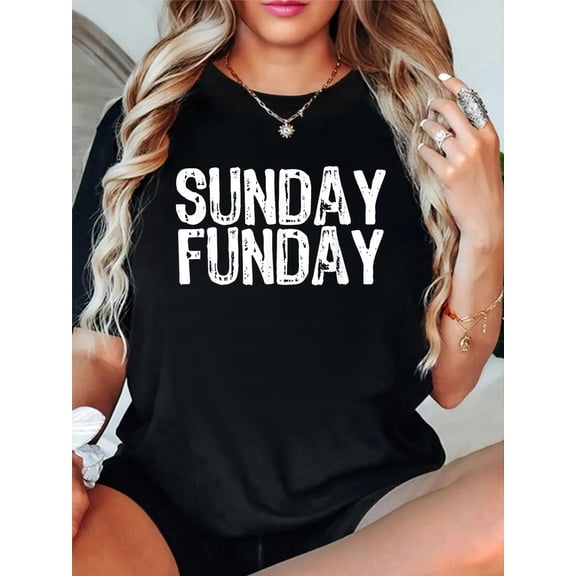 Sunday Funday Football T Shirt T-Shirt