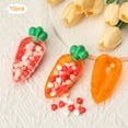 thumbnail image 7 of Vwrxbz Easter Carrot Candy Box - Set of 10 Cute Plastic Carrot Shaped Candy Container for Easter Basket Stuffing, Wedding Favors, Party Gifts and Holiday Decorations, 7 of 7