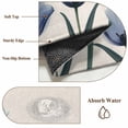 thumbnail image 6 of 2.7'x5' Area Rugs, Spring Floral Indoor Outdoor Area Rug for Living Room Bedroom, Blue Tulip Summer Botanical Rustic Washable Bathroom Rugs Kitchen Floor Carpet Mats Home Decor Aesthetic, 6 of 8