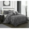 thumbnail image 2 of Nanshing Alexa 7-Piece Contemporary Comforter Set White California King, 2 of 5
