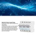 thumbnail image 3 of Dual Power Transfer Switch 400VAC 3P Manual Transfer Switch with Overload Protection DIN Rail Mount for Home Generator RV, 3 of 7