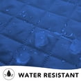 thumbnail image 4 of Housse de Sofa Matelassée Réversible 4 Places, Protecteur de Meuble Résistant à l'Eau, Housse de Canapé Lavable avec Mousse Antidérapante et Sangles Élastiques pour Enfants, Chiens, Animaux (XX Grand, Bleu Classique/ivoire), 4 of 7