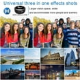 thumbnail image 4 of 3 in 1 Universal Phone lens kit, Fish Eye Lens + Wide-Angle Lens + Macro Lens Kit Macro Clip Camera Lens Kit for iPhone & Android Most Smartphones, 4 of 6