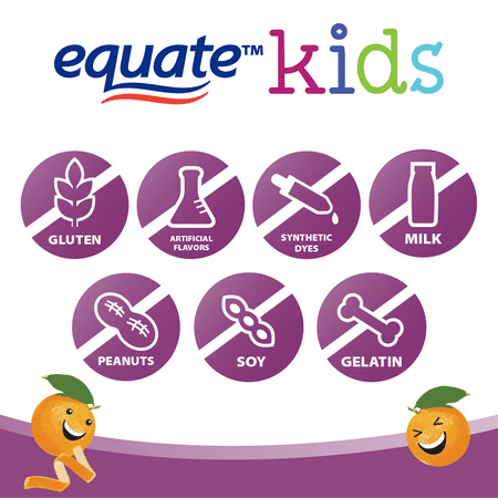 Equate Kids' Vitamin C Gummies, 150 Count, 2 Pack