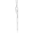 thumbnail image 2 of ANGARA Natural Diamond Leaf-Shaped Drop Pendant in 14K White Gold for Women (Size-1.35mm| Color-G| Clarity-VS2) | April Birthstone, Anniversary, Jewelry Gift for Women | Natural Diamond Necklace, 2 of 8