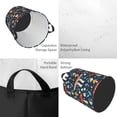 thumbnail image 4 of Fotbe Colorful Mushrooms Laundry Basket with Handles, Waterproof Large Laundry Hamper, Wash Bag for Corner Dorm, Rolling Laundry Basket with Handles-Medium, 4 of 8