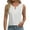 White, variant on Women's Sleeveless Tank Top Solid Round Neck Sleeveless Tank with Hollowed Out Sleeveless Top Blouses Women Camisole Tops Navy S