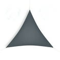 thumbnail image 3 of Coolaroo Ready to Hang Outdoor Sun Shade Sail Triangle 90% UV Block Protection for Backyard, Garden, Patio, Playground, 11'10" Triangle, Montecito, 3 of 7