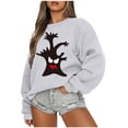 thumbnail image 1 of ICHUANYI liquidación Halloween mujer e invierno nueva manga larga suelta talla grande Casual sudadera mujer sudadera sin capucha ICHUANYI WER202308173768, 1 of 4