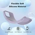 thumbnail image 2 of for iPhone 14 Case, Liquid Silicone Ultra Slim Anti-Scratch Shockproof Gel Rubber Full Body Protective Phone Case for iPhone 14, Purple, 2 of 8