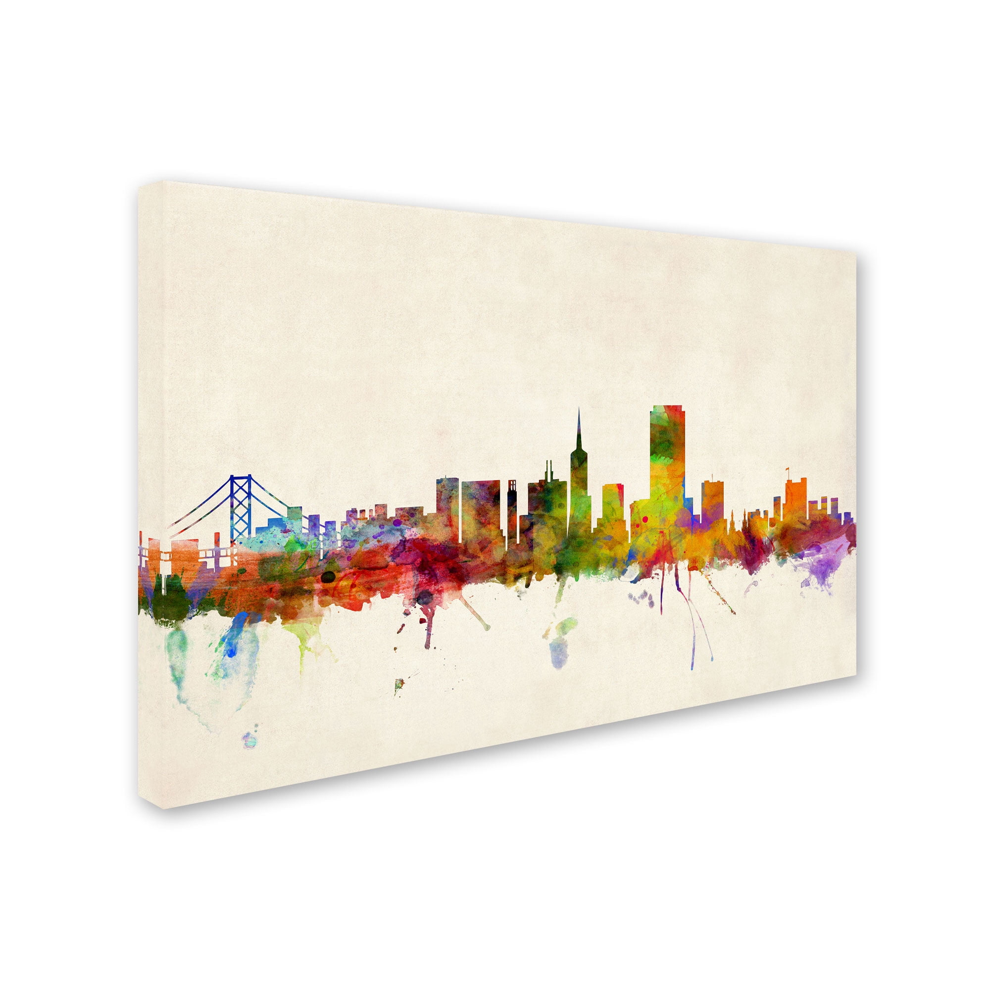 Trademark Fine Art "San Francisco, California" Canvas Art by Michael Tompsett