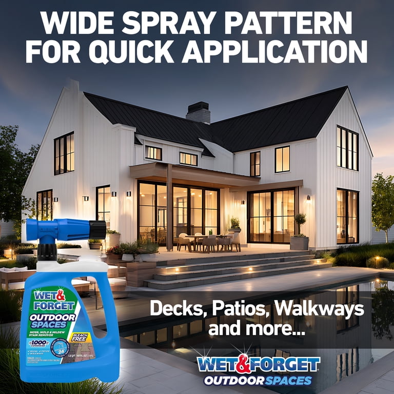 Wet & Forget Outdoor Spaces Hose End Spray, 48 oz photo 5