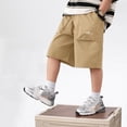 thumbnail image 4 of Xdegoge Boys Shorts 10-12 Summer Cargo Shorts Teen Boy Shorts 14-16 Lightweight Straight Leg Shorts Knee Length Cotton Shorts with Pockets Previous Orders History Flash for Today, 4 of 4