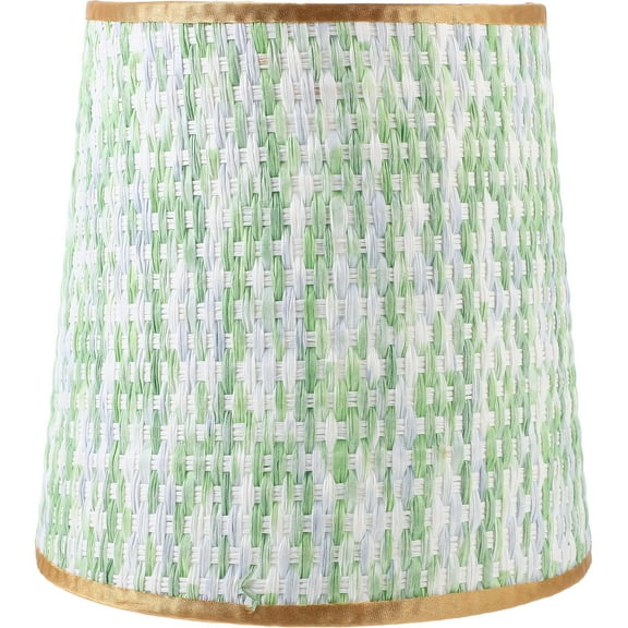 MLINS  Colorful Woven Lampshade Fixture Floral Candle Vintage Decor