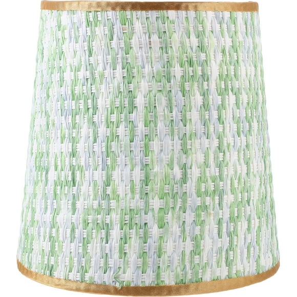 Colored Woven Lamp Shade Household Light Bulb Cover Table Cane Lampshade Replacement