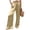 Champagne, variant on Women's Satin Palazzo Pants, Summer Casual Wide Leg Trousers, Flowy Beach Vacation Outfits,Elastic Waist, Dress Up or Down,Hot Pink M