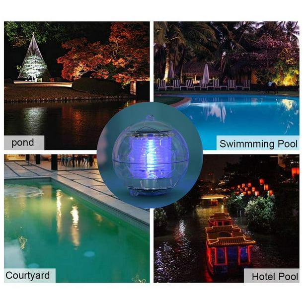 Projecteur flottant solaire - Accessoires de piscine - Piscine et Spa -  Jardin et Plein air