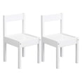 thumbnail image 1 of PJ Wood Chair w/Top Rail Back Support for Ages 1 to 5 Years Old (Set of 2), 1 of 9