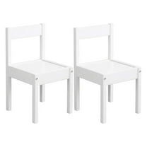 PJ Wood Chair w/Top Rail Back Support for Ages 1 to 5 Years Old (Set of 2)