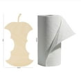 thumbnail image 3 of Apple Core Wooden Cutout 12 x 6-1/2 inches, 12 Unfinished Birch Wood Fruit Cutouts for Thanksgiving Decor and DIY Crafts, by Woodpeckers, 3 of 6