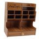 thumbnail image 1 of Estante Inmóvil De Escritorio Del Almacenamiento, Organizador De Escritorio De Madera De La Asamblea Fácil Con El Cajón Para El Hogar, 1 of 7