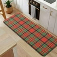 thumbnail image 5 of Red Green Checkerboard Checkered Pattern Kitchen Rug Mat,Kitchen Runner Rugs Non Skid Washable,Decorative Kitchen Floor Mats for Kitchen,Sink,Laundry,17"x47.2", 5 of 7