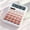 Pink, variant on Calculators Desktop Calculator Small Dualss Power Solar and Battery Desktop Calculator 12 Digits Large LCD Display Standard Function Calculator for Office School Home Business Daily Use