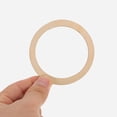 thumbnail image 4 of CRILSTYLEO 50Set Multi Color Wooden Rings For Crafts Circle Flat Round Ring Poplar Wood Craft Supplies, 4 of 6