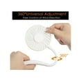 thumbnail image 7 of Portable Neck Fan Rechargeable USB Hands Free Fan with 3 Level Air Flow, 7 LED Lights for Home Office Travel Indoor Outdoor (Black Color), 7 of 7