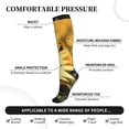 thumbnail image 2 of Pofeuu Golden Sunflower In Field Print Compression Socks for Women & Men Circulation - Best Support for Nurses,Running,Athletic,Sports, 2 of 7