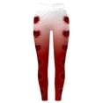thumbnail image 4 of MKLEKYY Leggings deportivos para mujer, pantalones de yoga de cintura alta con estampado floral para mujer, leggings de realce para fitness y entrenamiento. 1, 4 of 4