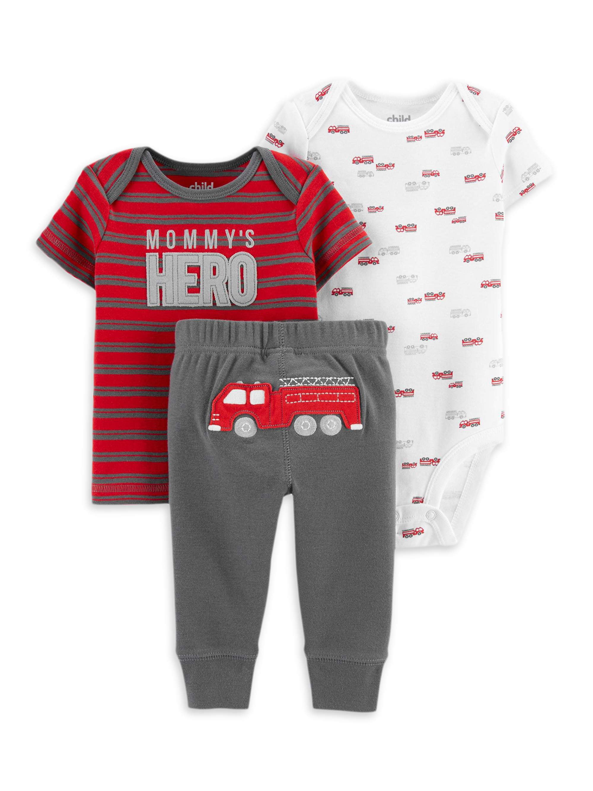 Baby Boys 2 pack Body Suits in Red//White Stripe /& Navy with Yachts