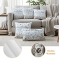 thumbnail image 5 of Outdoor Pillow Covers 20x12 Set of 2, Blue Starfish Coastal Waterproof Patio Throw Pillow Covers for Couch Sofa Chair, Nautical Summer Beach Ocean Coral Decorative Pillowcases for Throw Pillows, 5 of 9