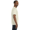 thumbnail image 2 of Justblanks Men's Adult Classic Crew Neck Regular-Fit Heavy 100% Cotton Short Sleeve T-Shirt For Men - Natural - 4X-Large, 2 of 3