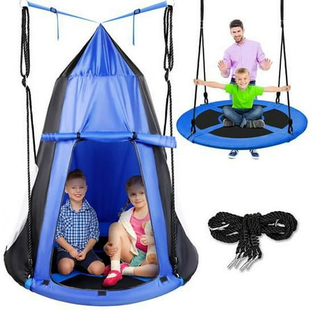 Serene life 40” Hanging Tree Play Tent Hangout for Kids Indoor Outdoor .