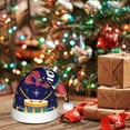 thumbnail image 4 of Cauagu Happy Mardi Gras for Adult Christmas Hat,1-Pack Xmas Holiday Hat Santa Hat for Women & Men Festive Headwear Accessories Fit for Christmas/New Year/Party, 4 of 6