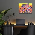 thumbnail image 6 of Epic Art 'Benzi' by Dean Russo, Acrylic Glass Wall Art, 16"x12", 6 of 8