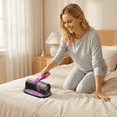 thumbnail image 6 of Portable Mattress Vacuum Cleaner with Ultrasonic Heating Tech, HEPA Filtration, Handheld Bed Vacuum Cleaner, Lightweight Design for Deep Cleaning Beds, Sofa, Pet Hair, 6 of 10