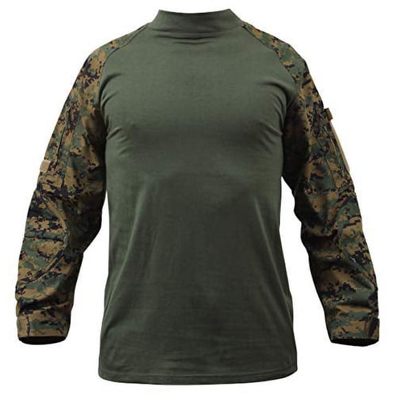 90005 Woodland Digital Combat Shirt
